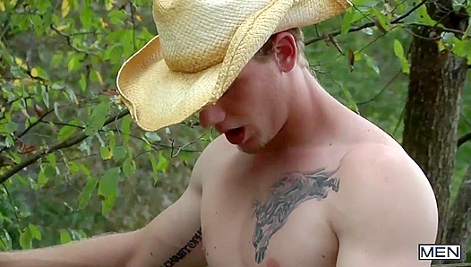 Johnny Forza & Jason Maddox ~ Stetsons, Dick, and Dirty Outdoor Anal