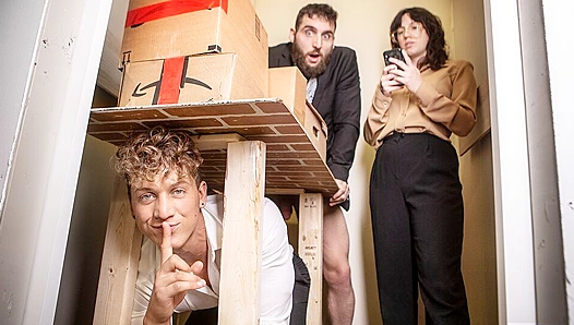 Felix Fox & Tony D'Angelo ~ Drilling Holes in a horny boning session