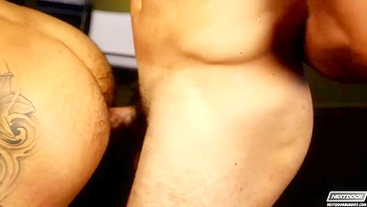 Riddick Stone's Big Dick Dominates Neighbor Noah Rods ~ Nextdoor Buddies Heat Up