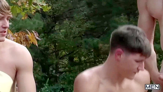 Rough Rides & Big Dicks ~ Cowboy Orgy with Johnny Forza & Dakota Wolfe