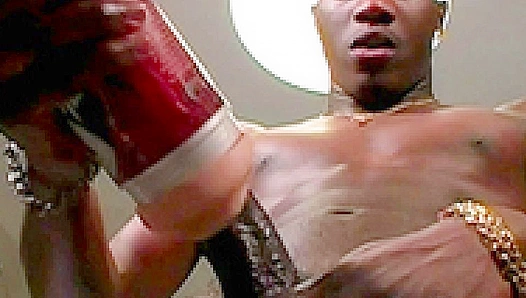 Royelle X's Monster Cock Goes Wild ~ Jacking Off Like a Maniac at Boyz Party