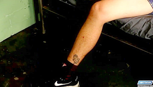 Aaron Tex Jacks Off Furiously Next Door