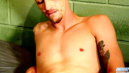 Aaron Tex Jacks Off Furiously Next Door