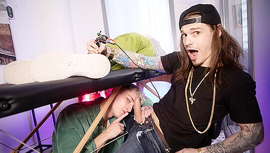 Theo Brady Cheats with Edgy Hottie Sunny D - Hot Gay Action!