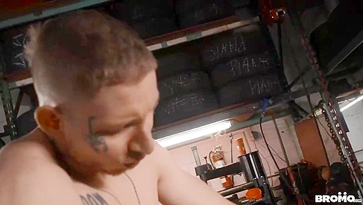 Deep Shaft ~ Aiden Jacobs & Zach Damien's Intense Garage Session