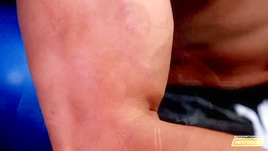 Ripped Rocco Russo Masturbates Wildly Next Door