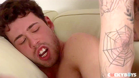 Brandon Jones Rides Rick Nolan Reverse Cowgirl Style - Cocky Boys
