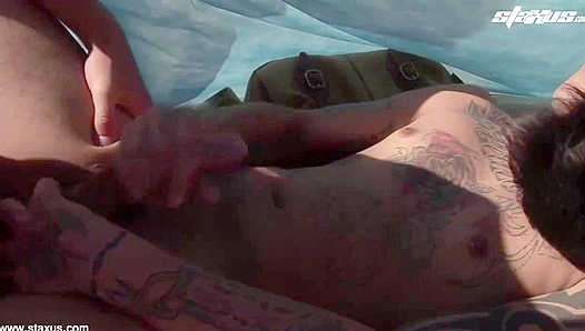 Mickey & Orlando Join Wild Foursome Fun - Gay XXX