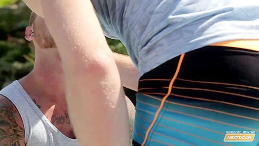 Jaxon Colt & Kaydin Bennett ~ Hot Outdoor Sex with Next-Door Studs