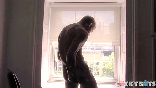 Cocky Chris ~ Hot Chris Martin Lookalike Jerks His Dick Joyfully