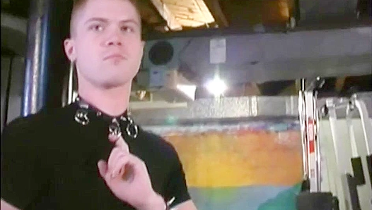 Christian Pierce ~ BDSM Master Jerks Off Wildly at Boyz Party