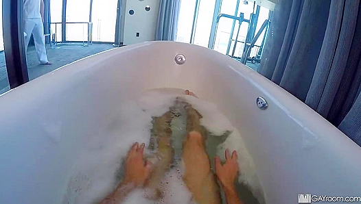 Michael Boston Fucks Robbie Caruso in a Stylish Room – Gay Male POV