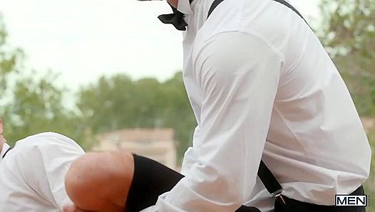 King Allen Pounds Sir Peter Hard on the Balcony