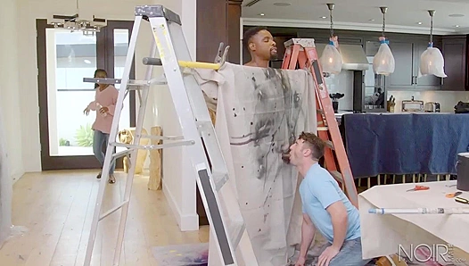 DeAngeloJackson Fucks MichaelBoston's Meaty Ass - Noir Gay Porn