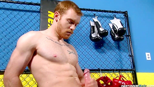 James Jamesson Boxes His Way to Orgasm ~ Next-Door Cock Training