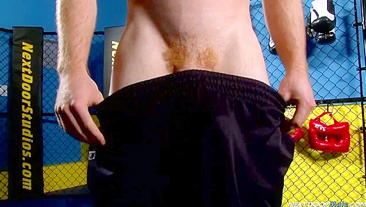 James Jamesson Boxes His Way to Orgasm ~ Next-Door Cock Training