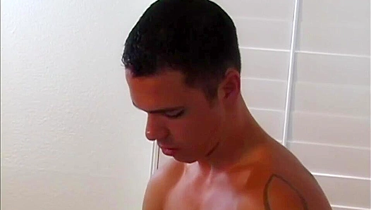 Tyler Ford Fucks Himself Senseless on the Bed - Cocky Boys