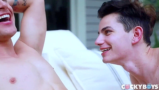 Thirsty Eli Bennett & Tayte Hanson Fuck Outdoors - Cocky Boys