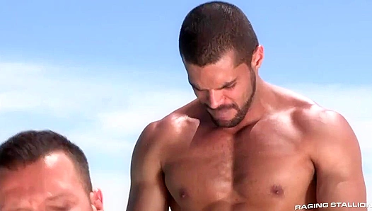 Sweaty Hard Anal ~ Donato Reyes & Lucas Fox Go Wild - Raging Stallion