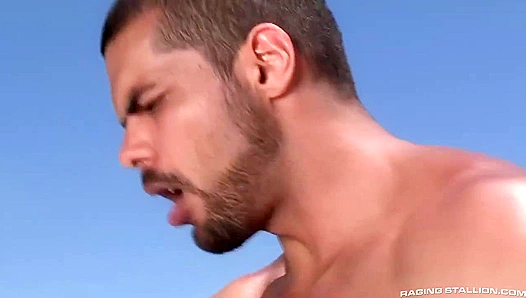 Sweaty Hard Anal ~ Donato Reyes & Lucas Fox Go Wild - Raging Stallion