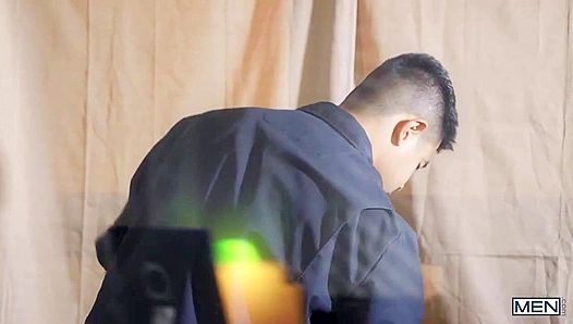 Hardcore Cop Fuck ~ Adrian Hart & Nick LA Drill My Hole