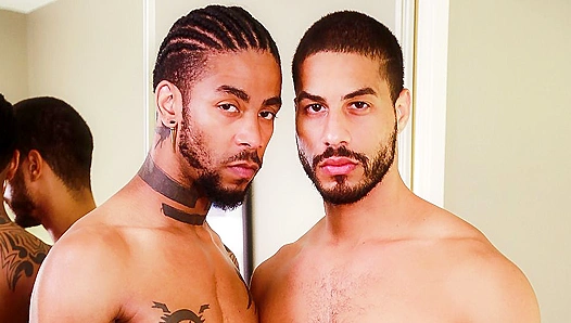 Tyce Jax & Jin Powers ~ Hot Ebony Action in Nextdoor Originals