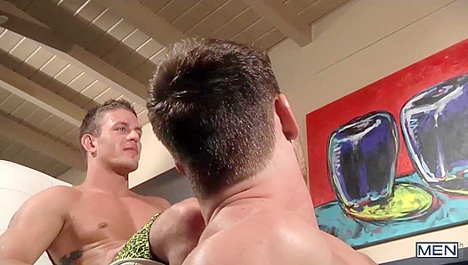 Str8 toGay ~ Paul Canon Rides Alexander Gustavo WildCowboy Style