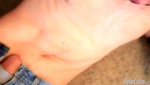 Brock Cooper Cums Hard on His Badass Bike - Dylan Lucas Watches Intensely