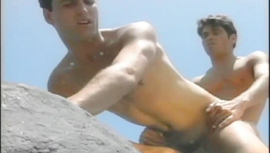 Retro Outdoors ~ Johnny Rahm & Mark Steel Heat Up Nature - Falcon Studios