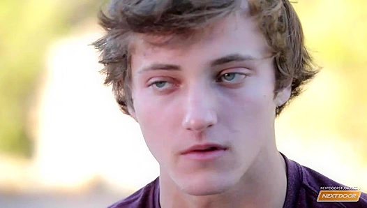 Curly Cutie Ken Riley Masturbates Frenziedly in Sexy Solo Vid - Nextdoor Male