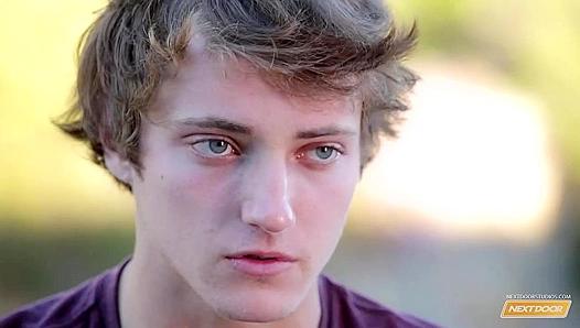 Curly Cutie Ken Riley Masturbates Frenziedly in Sexy Solo Vid - Nextdoor Male