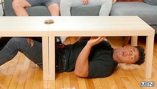 Sneaky Sex with Michael Boston & Crew ~ Drilling Kenzo's Tight Hole