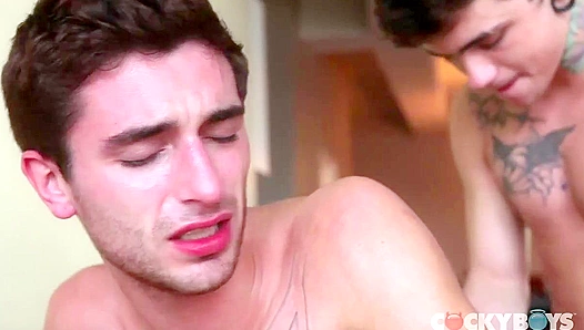 Jake Bass & Dillon Rossi ~ Hot Couch Fuck - Cocky Boys Take Turns