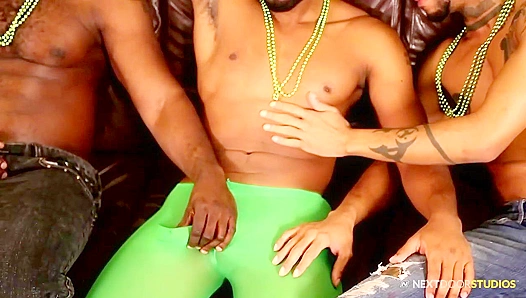 SPD Gay Anal Fiesta ~ Nubius, XL, & Jin Powers Take On Nextdoor's Hottest Scene!