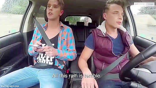 Horny Taxi Driver Florian Mraz Gets Fucked Hard - Gay XXX