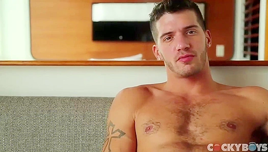 Ty Roderick Muscles Through a Massive Load in HD - Cocky Boys