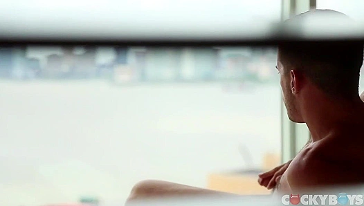 Ty Roderick Muscles Through a Massive Load in HD - Cocky Boys