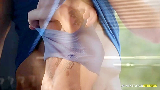 Blazing Solo ~ Michael Molotov's Fiery Masturbation Session