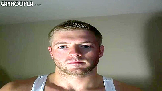 Sean Holmes Kneels and Strokes His Juicy Dick