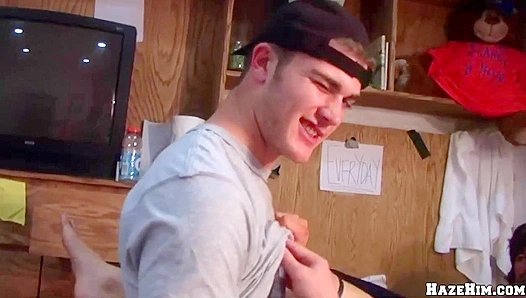 College Dudes Heat Up the Dorm ~ A Steamy Group Sesh to Haze Him