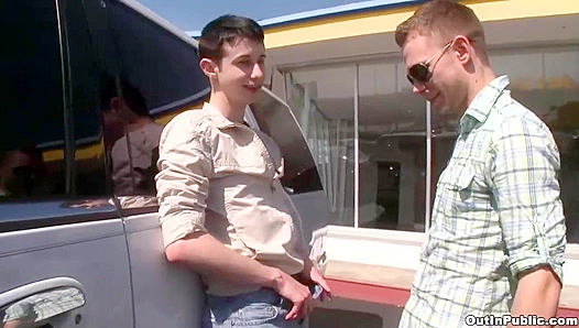 Mickey Drake & Zach Alexander ~ Hot Parking Lot Pounding - OIP