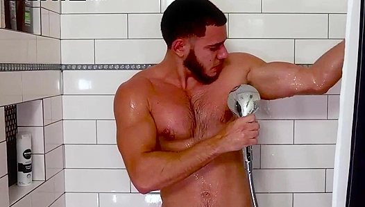 Latin HunkDanny Sosa Fucks Himself Senseless Masturbating Furiously