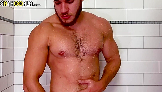 Latin HunkDanny Sosa Fucks Himself Senseless Masturbating Furiously