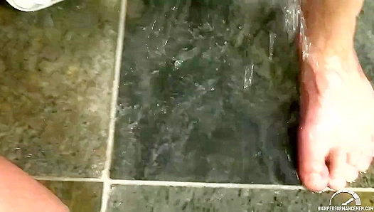 Drake Jaden & Alex Adams ~ Wet Floor Anal Frenzy - High-Performance Gay Sex