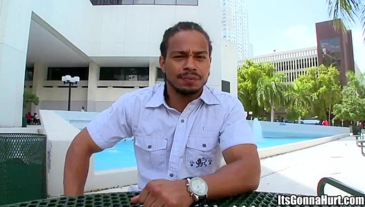 Castro Supreme Stretches Josh Slyman's Tight Butt ~ It’s Gonna Hurt!