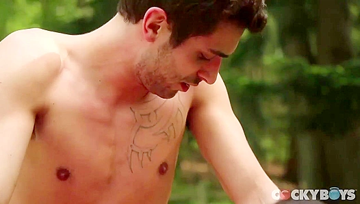 Dillon Rossi Pounds Jake Bass's Tight Ass - Cocky Boys