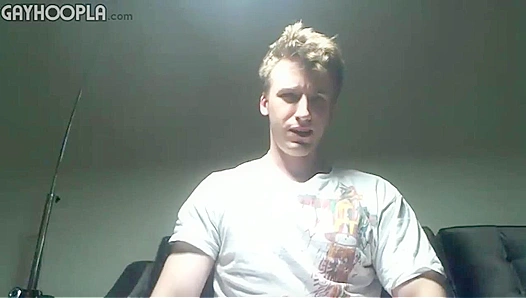 Big-Haired Hottie DmitryDick Janks Off on the Couch