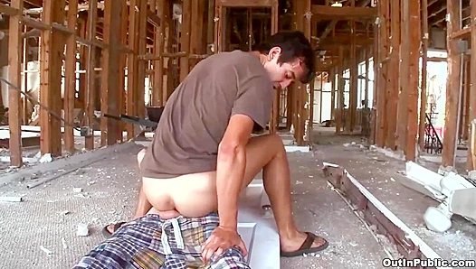 Josh Slyman and Shawn Lane Get Wild ~ Risky Anal Sex Out in Public