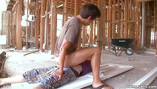 Josh Slyman and Shawn Lane Get Wild ~ Risky Anal Sex Out in Public