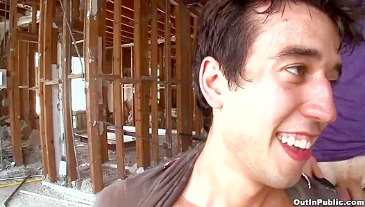 Josh Slyman and Shawn Lane Get Wild ~ Risky Anal Sex Out in Public
